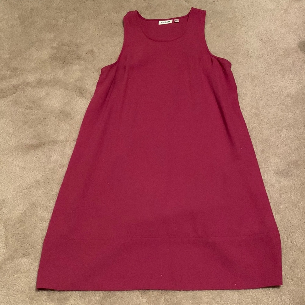 Shift dress size small - magenta.